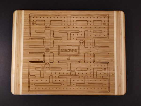 Bambus Schneidebrett "Retro Arcade" mit Gravur - personalisierbar - Image 7